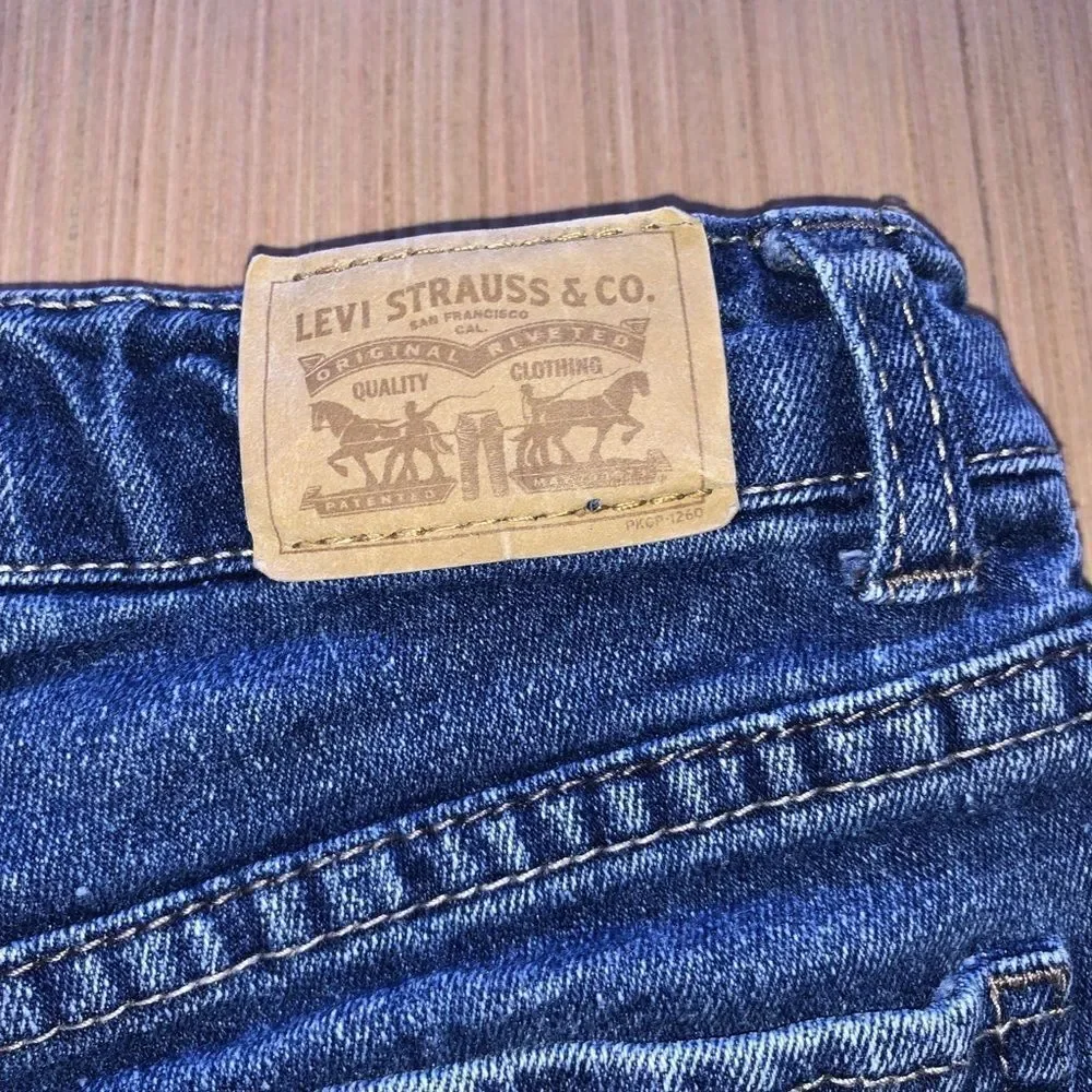 Levi's Denim Shorty Shorts